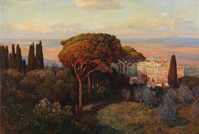 View of the Villa Falconieri by Max Roeder
